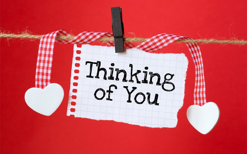 thinking of you card messages