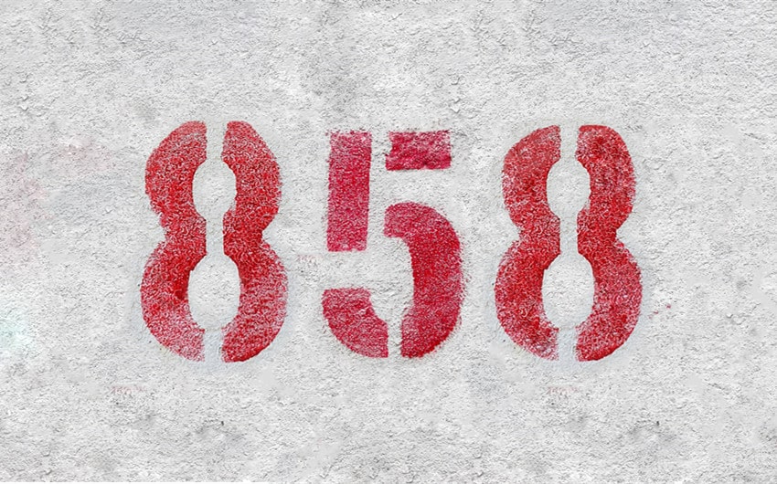 858