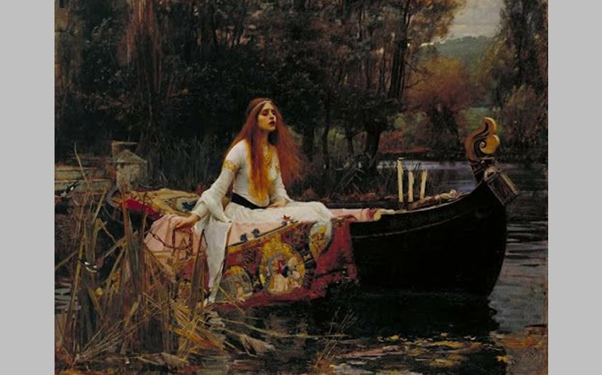 Lady of Shalott by John William Waterhouse