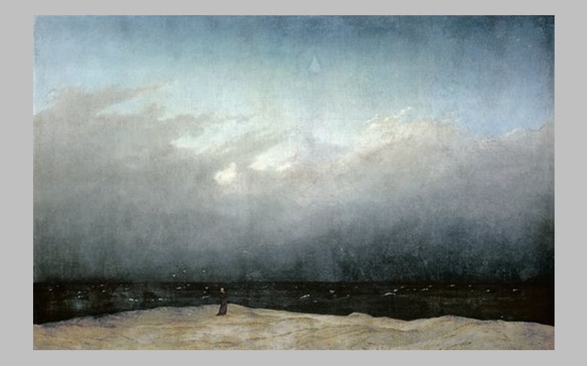 Monk by the Sea by Caspar David Friedrich