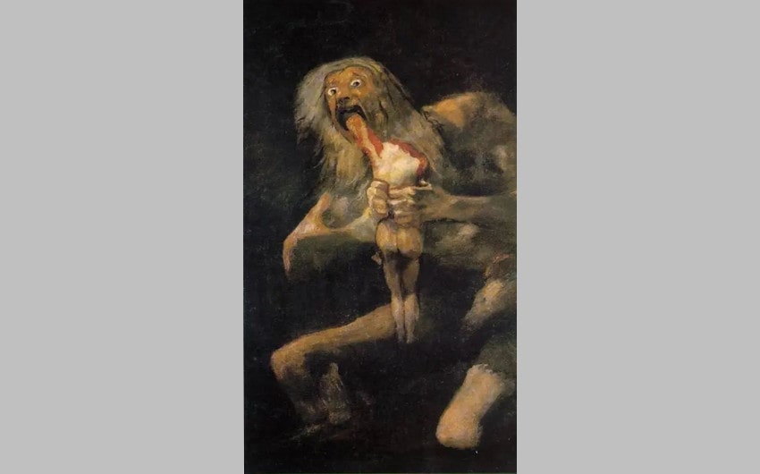 Saturn Devouring His Son by Francisco Goya