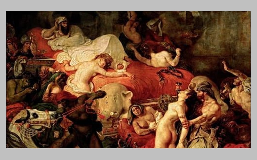 The Death of Sardanapalus by Eugène Delacroix